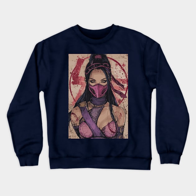 Mileena Mortal Kombat Crewneck Sweatshirt by moreirapod